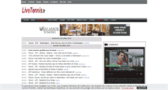 Desktop Screenshot of livetennis.fr